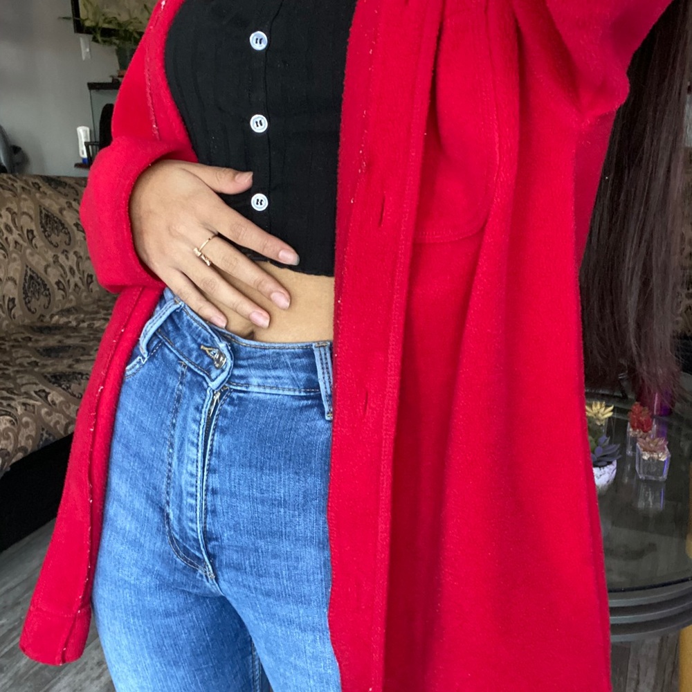 Basic edition jacket red coat - Picture 3 of 3